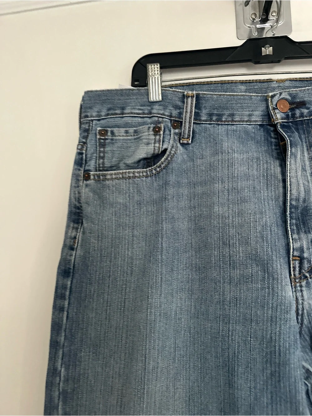 Levi's 569 Loose Fit Straight Leg Jeans 36x32 Blue Medium Wash Denim 100% Cotton